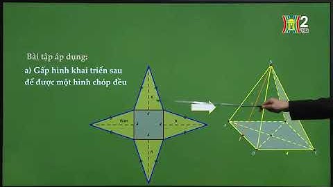 TUẦN 35  LỚP 8   HÌNH CHÓP ĐỀU VÀ HÌNH CHÓP CỤT ĐỀU