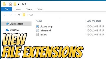 How To Show/Hide File Extensions in Windows 10 Tutorial | View File Extensions In Windows