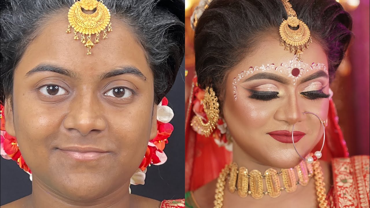simple & Easy Bridal Makeup Tutorial | Long Lasting Makeup |@makeupartistsathi7164 #makeup #mua
