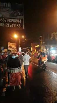 #shorts tretes di malam hari // jalan depan hotel Surya