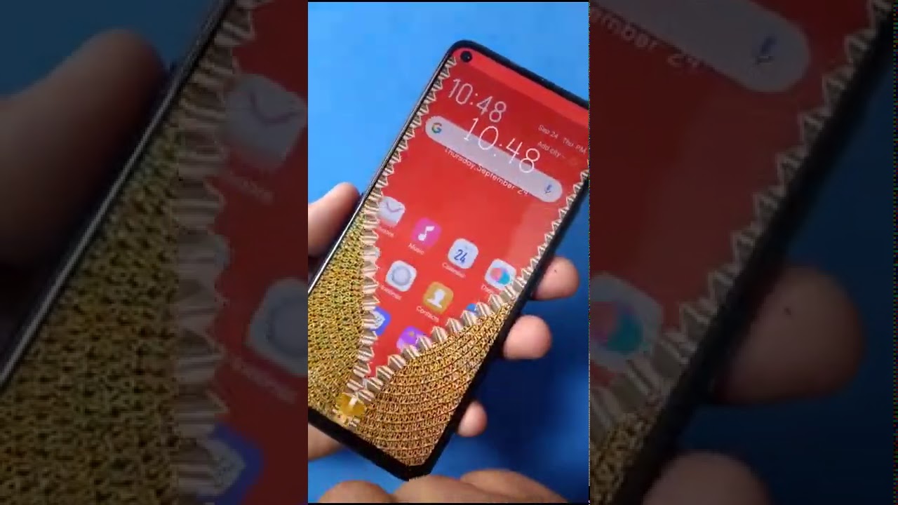 Gold lock screen how to set.