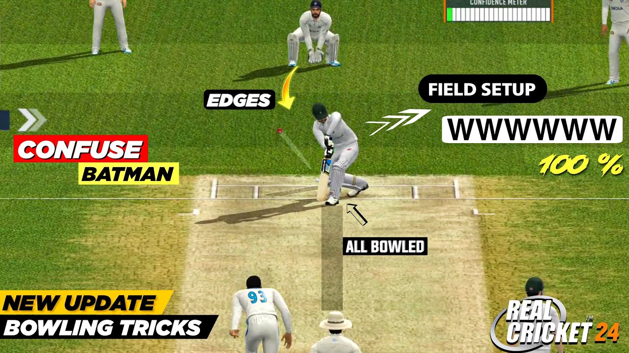 Real Cricket 24 Bowling Tips Fully Explained How To Take Wickets In