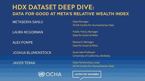 HDX Dataset Deep Dive: Data for Good at Meta’s Relative Wealth Index
