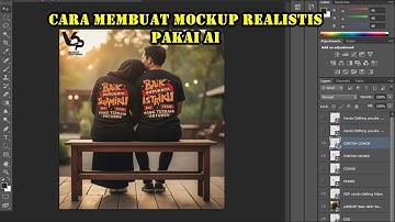 Tutorial Mockup Kaos Realistis Pakai AI, Desain Langsung Nempel di Kaos!