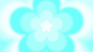 4K 1 Hour Blue Aura Flower Tunnel Loop Aesthetic Background Video Screensaver Mood Light Screen