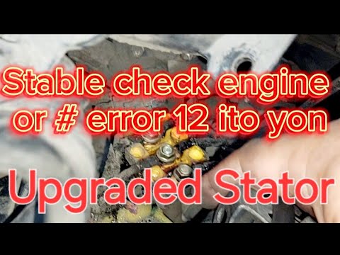 Ayaw mag start Yamaha Aerox stable Check engine( Upgraded Stator ...
