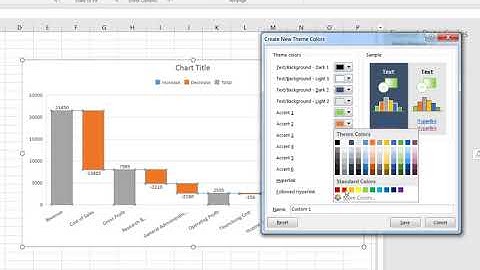 Create a Waterfall or Bridge Chart