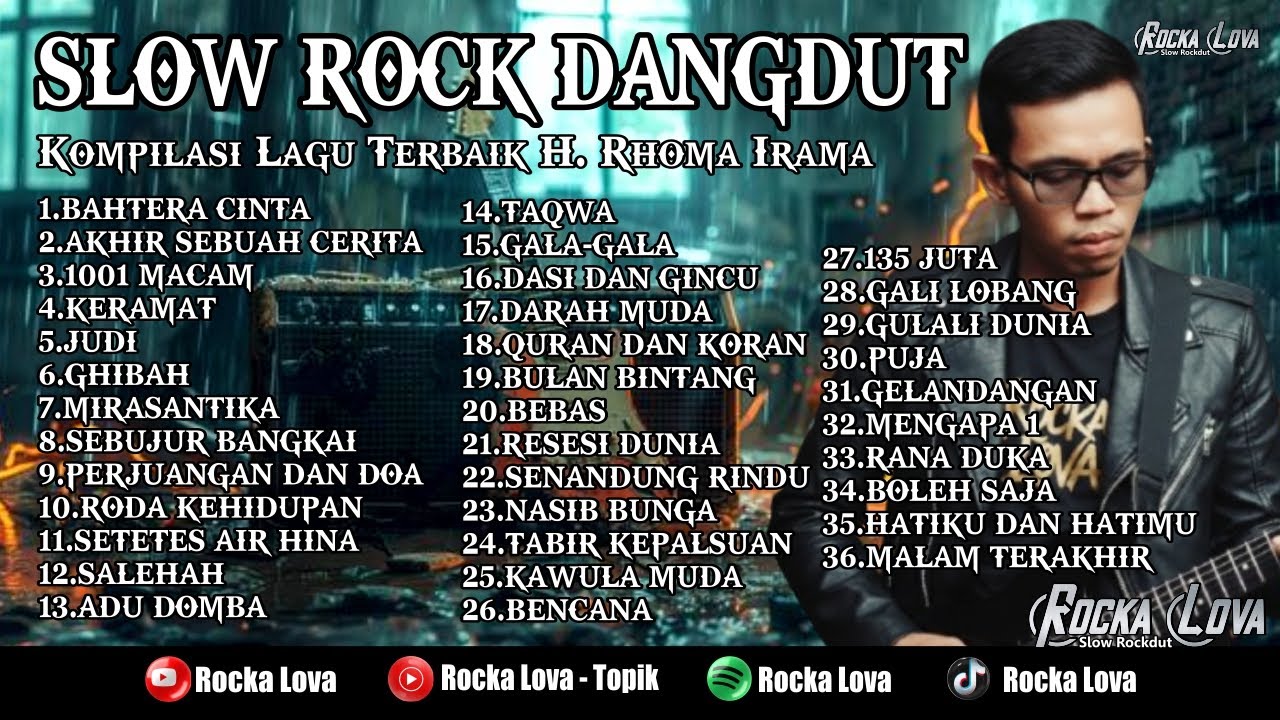 KOMPILASI SLOW ROCK DANGDUT TERBAIK VIRAL 2026 || Rhoma Irama || by Rocka Lova