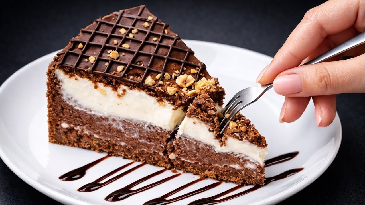 🍫 5-Minuten Dessert ohne Backen, ohne Mehl, Ei und Gelatine – schmilzt im Mund!