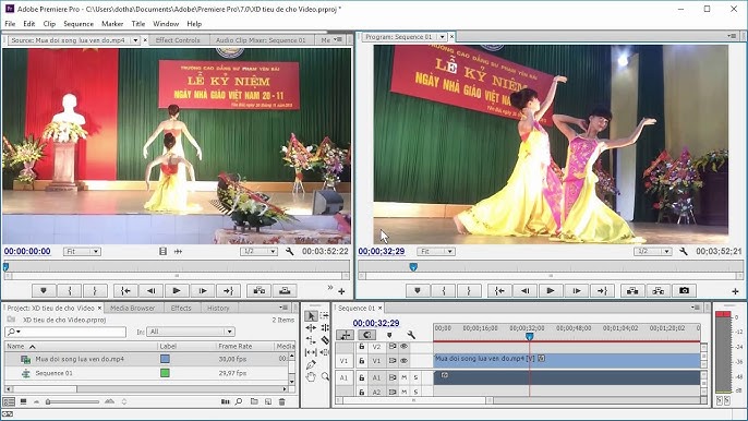 Chụp ảnh trong Adobe Premiere Pro