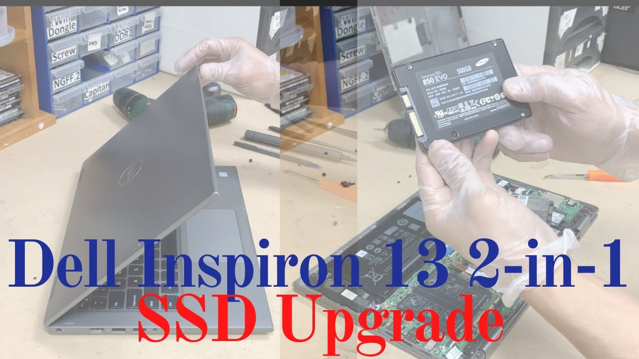 Dell Inspiron 13 2-in-1 SSD Upgrade (Dell 13 5368) - YouTube