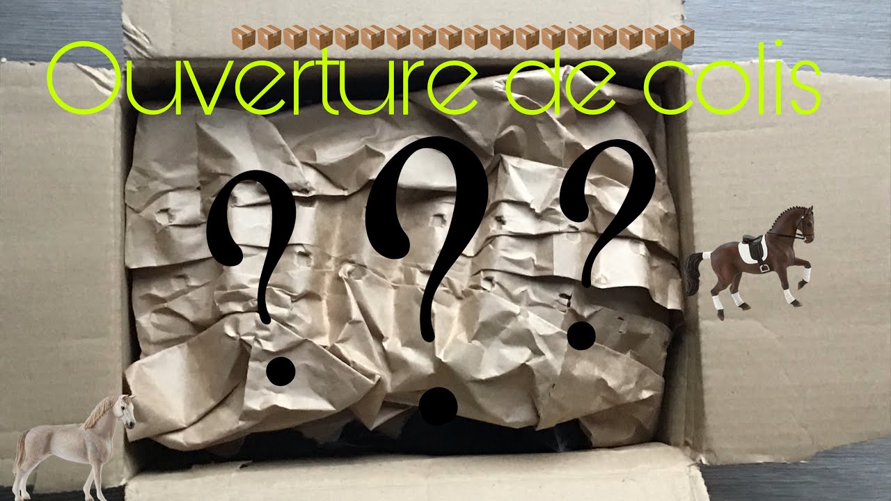 📦Ouverture d’un colis schleich ( ma plus grosse commande de chevaux !!! ) 📦