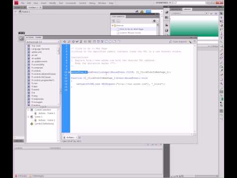 adobe flash cs5 new feature code snippets