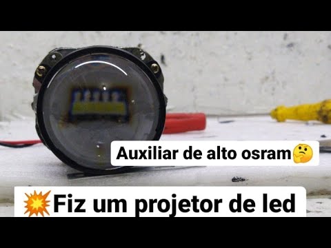 Vídeo: Será que o trabalho conduzido nos faróis do projetor?