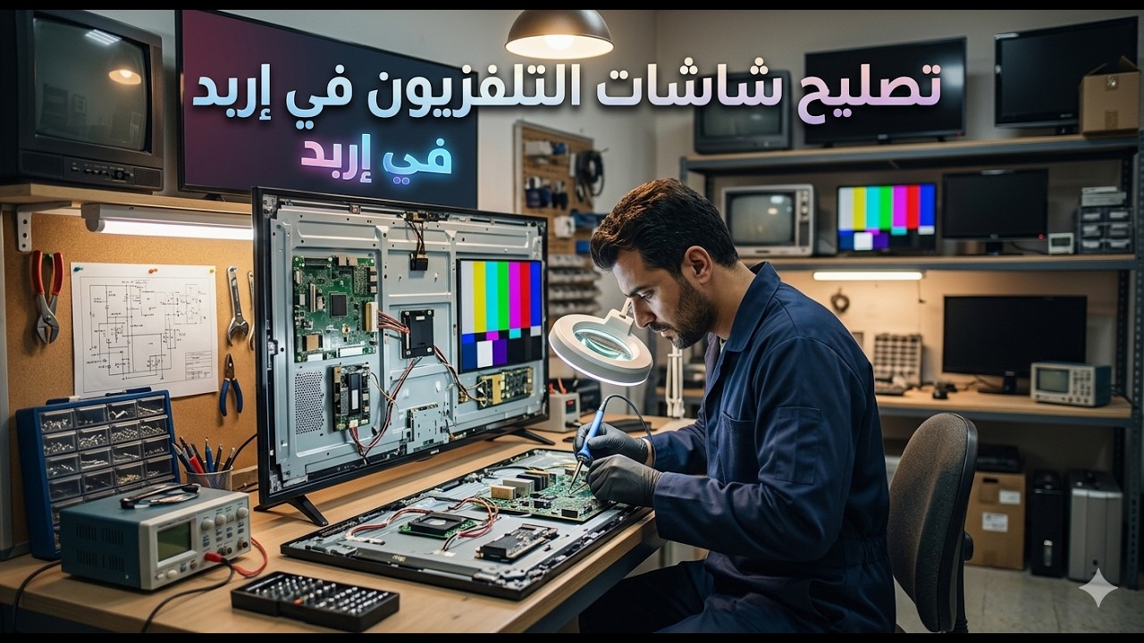 تصليح شاشات التلفزيون في إربد