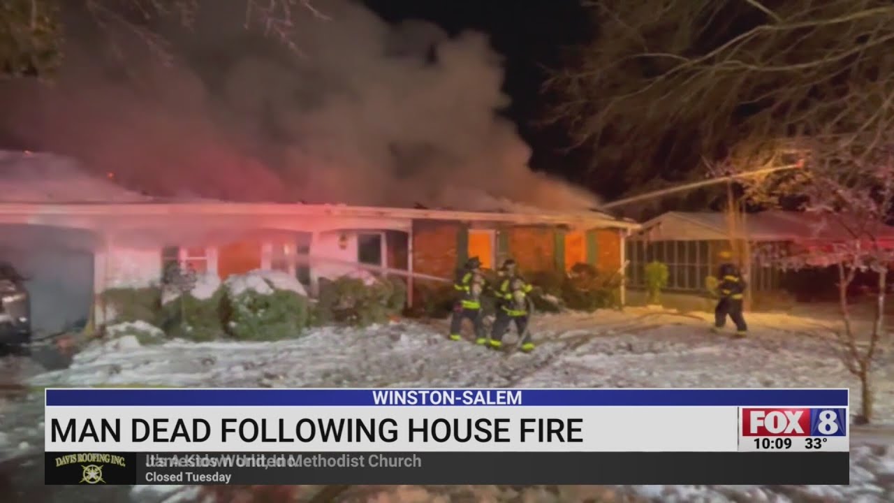 Man dead after Winston-Salem house fire - YouTube