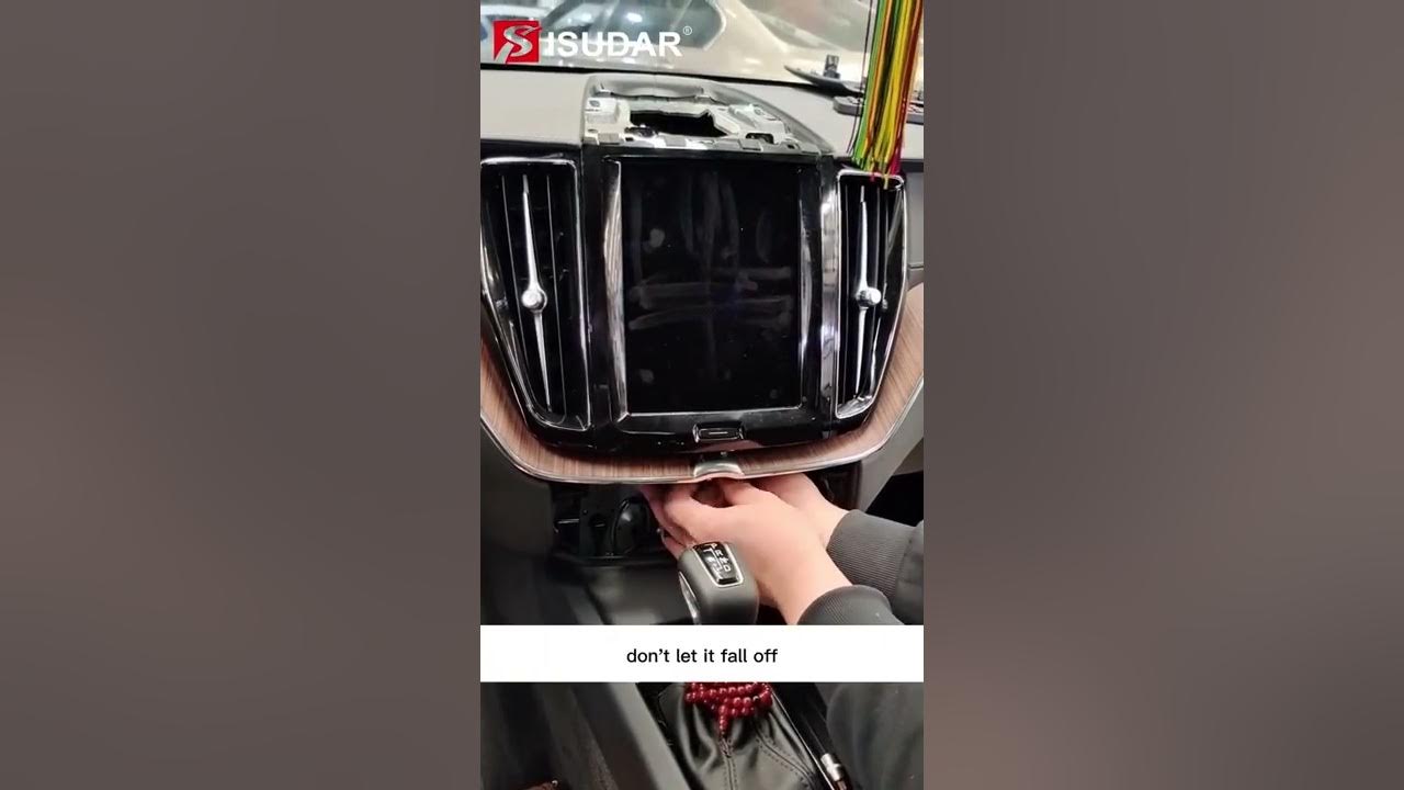 How To Remove Center Console Trim on Volvo XC60 Removing headunit stereo from XC60 YouTube