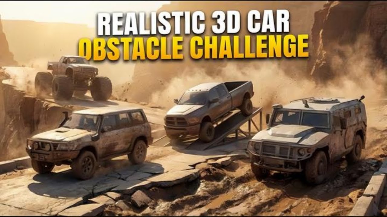 REALISTIC 3D CAR OBSTACLE CHALLENGE