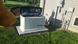 Generac 22kw 24 hour oil level check