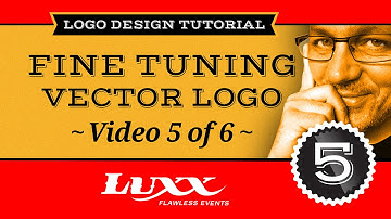 Logo Design Tutorial Part 5 - Fine Tuning Logo in Illustrator