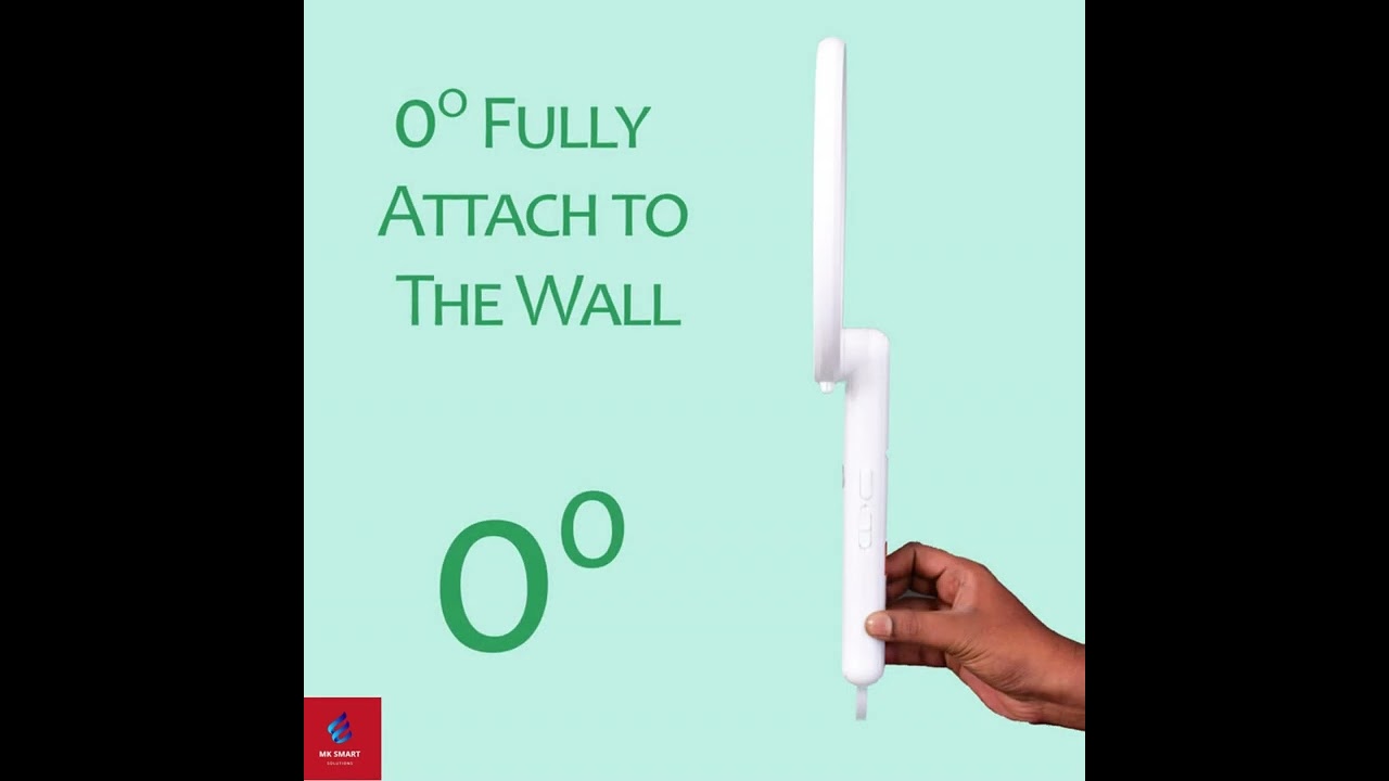 MK Smart Mosquito Racket, Foldable Swivel 2 in 1 Mosquito Bat 