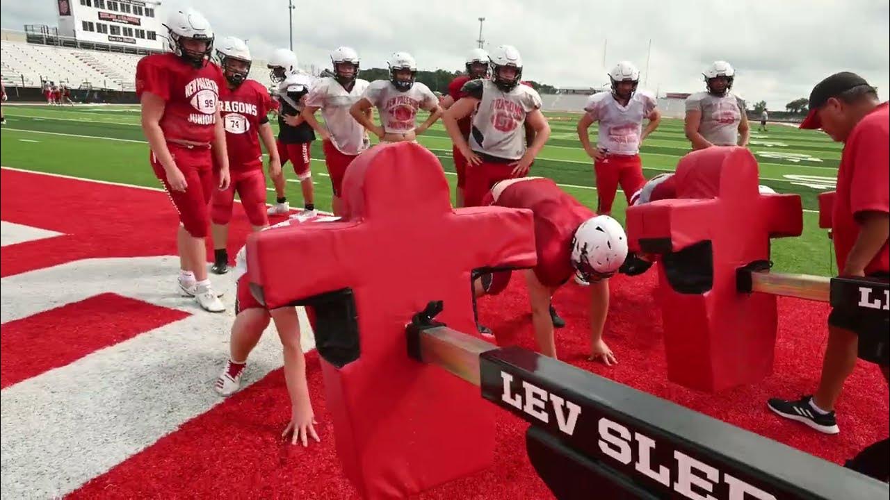 LEV Sled Defensive Line Drills YouTube