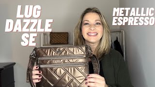 LUG DAZZLE SE IN METALLIC ESPRESSO | BAG REVIEW & SIZE COMPARISON TO SWIVEL | LUGLIFE |LUGLIVE #lug screenshot 5