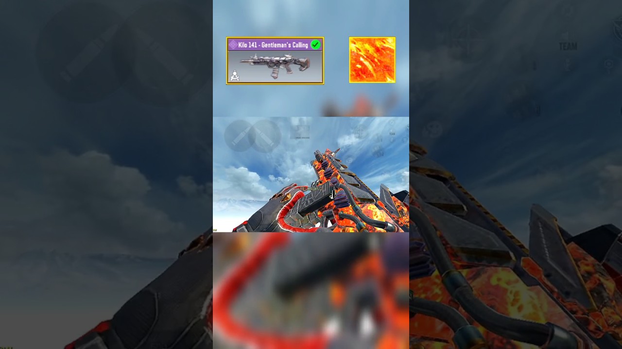 Kilo 141 - Blistering Magma Camo Skin CODM 