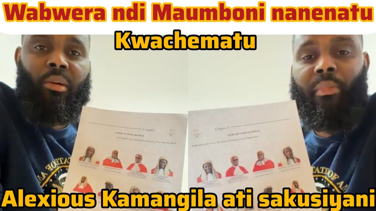 Chabwerano ndi Maumboni mmene Chinalonjezera muja komatu kuvuta Alexious Kamangila 