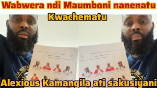 Chabwerano ndi Maumboni mmene Chinalonjezera muja komatu kuvuta Alexious Kamangila 