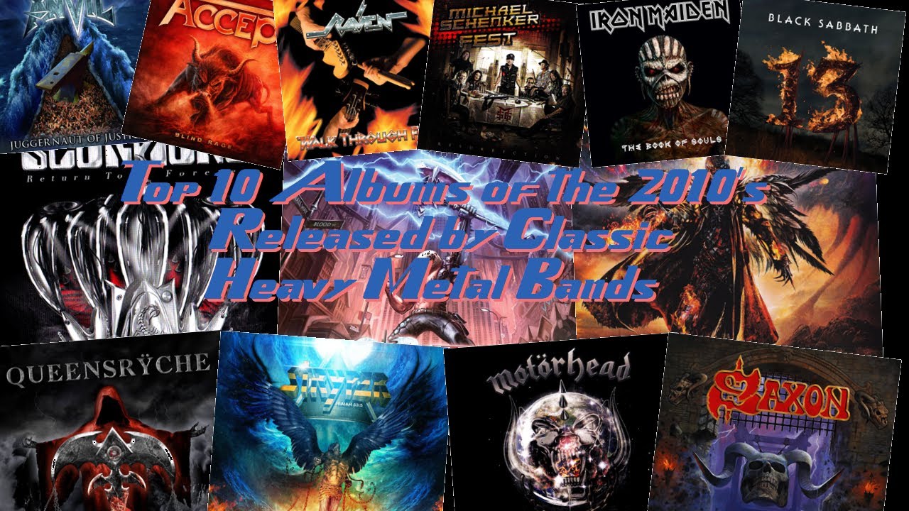 NMP Top 10 Albums of the 2010's Released by Classic Heavy Metal Bands