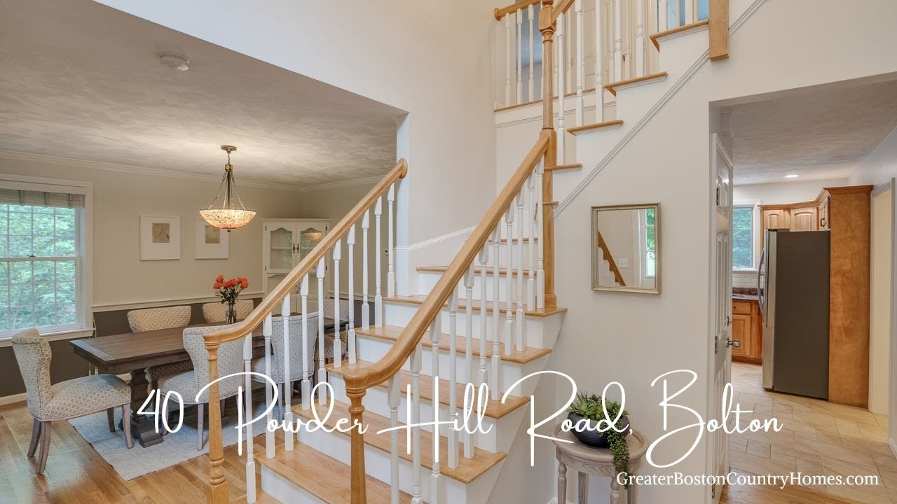 Bolton MA Homes for Sale 40 Powder Hill Road YouTube