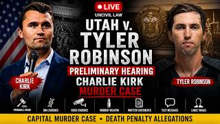 Charlie Kirk's Killer's Preliminary Hearing - Utah v Tyler Robinson