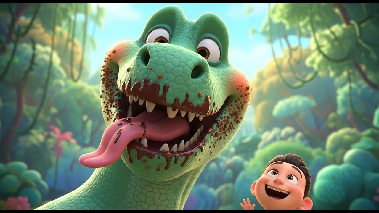 Динозавр, который любил печенье | Веселая песенка для детей