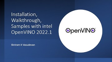 Intel OpenVINO 2022 1 installation, How to run the tutorials? (Windows)
