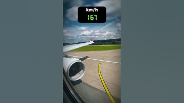Airbus A330 takeoff from zero to airborne in one minute #aviation #speedometer #b777