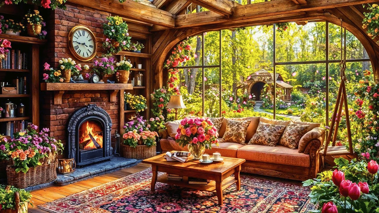 Watch Spring Jazz & Bossa Nova – Cozy Fireplace & Blooming Garden Ambience | Relaxing Jazz for Work, Relax on YouTube Watch Spring Jazz & Bossa Nova – Cozy Fireplace & Blooming Garden Ambience | Relaxing Jazz for Work, Relax on YouTube