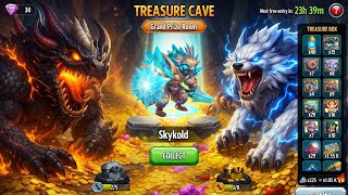 Monster legends Treasure Cave and get Skyold with 3star and 1000 conjuring tickets. #monsterlegends 