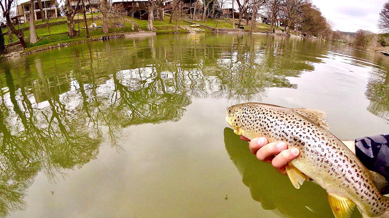 Fly Fishing Texas for a PB Brown Trout on the Guadalupe River in 4K