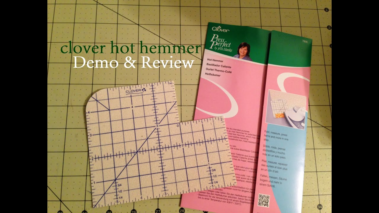 Easy to DYNWAVE Hem Ruler Hot Hemmer Sewing Tools Hot Hemmer Sew Haberdashery