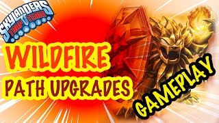 SKYLANDERS TRAP TEAM - DARK - WILDFIRE - PATH UPGRADES GUIDE - GAMEPLAY