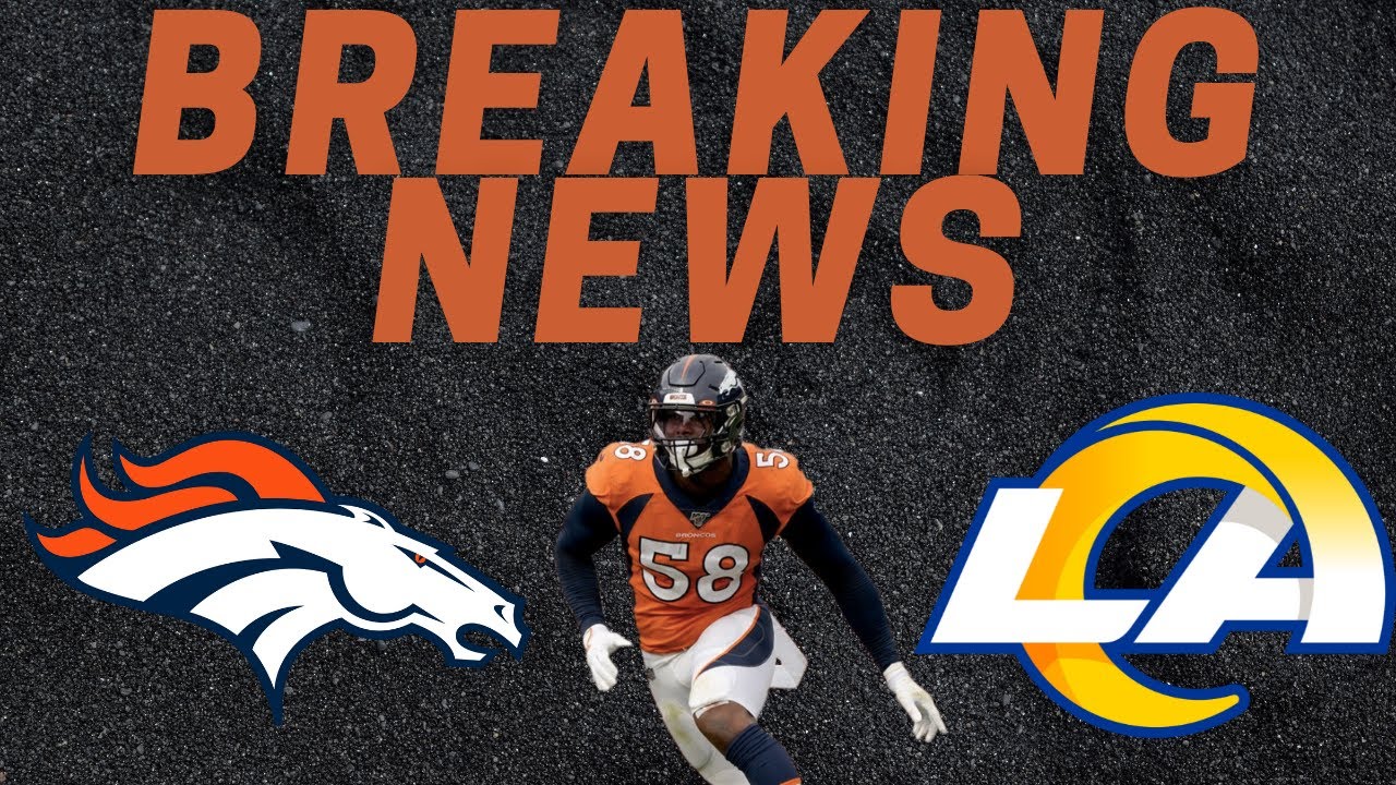 BREAKING NEWS: Von Miller Traded to Rams! - YouTube