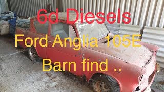 Classic Ford 105E sat for 20 years barn find will it start? It’s a long one! my did she fight us