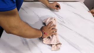 Wallpaper white marble matte finish