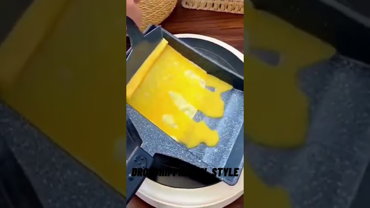 Yarlung Tamagoyaki Japanese Omelette Pan, Non-stick Coating Rectangle Frying Egg Pan, Grey