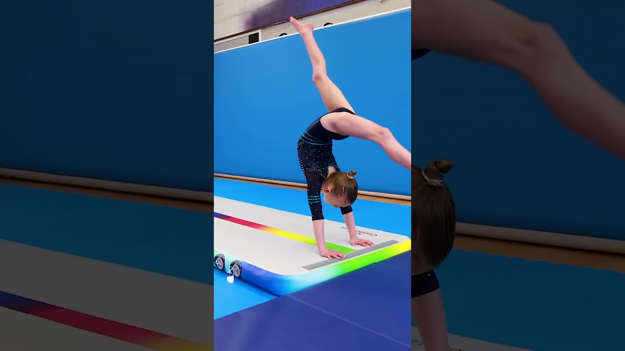 Cannons UK Pink and Rainbow 3m x 1m Air Track Pro