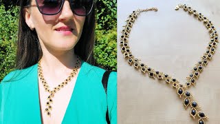 картинка: Нарядное Колье из Бусин и Бисера Мастер Класс / Ожерелье из бисера и бусин / Necklace of  Beads