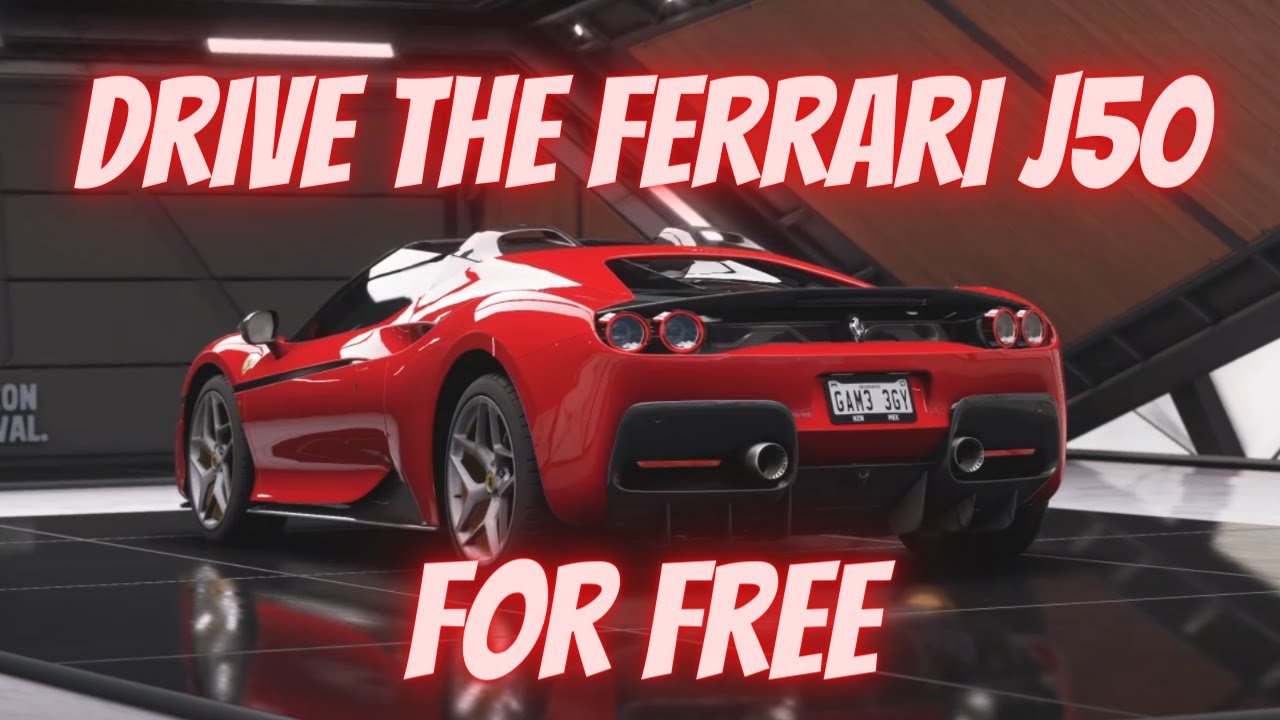FORZA HORIZON 5 - TEST DRIVE THE NEW FERRARI J50 FOR FREE NO GLITCH