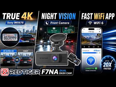 Redtiger F7NA Dash Cam | Is this the best 4K dash cam in 2026?