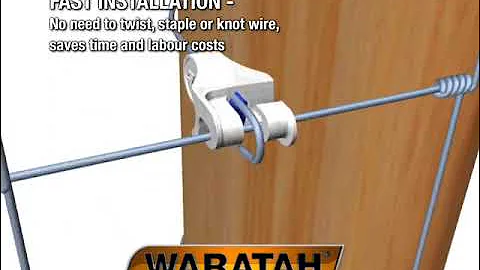 Waratah Gripple T Clip wire tie off